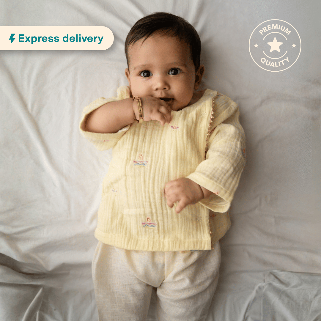 Deepam - Crinkled Kurta and Pant
