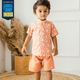 Collared Co-ord sets for kids Coral