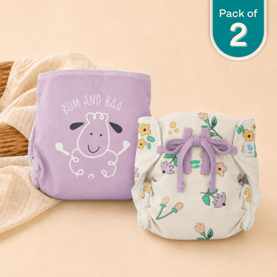 Baa Baa Blossoms - Ultra Nappies 2.0 (Pack of 2)