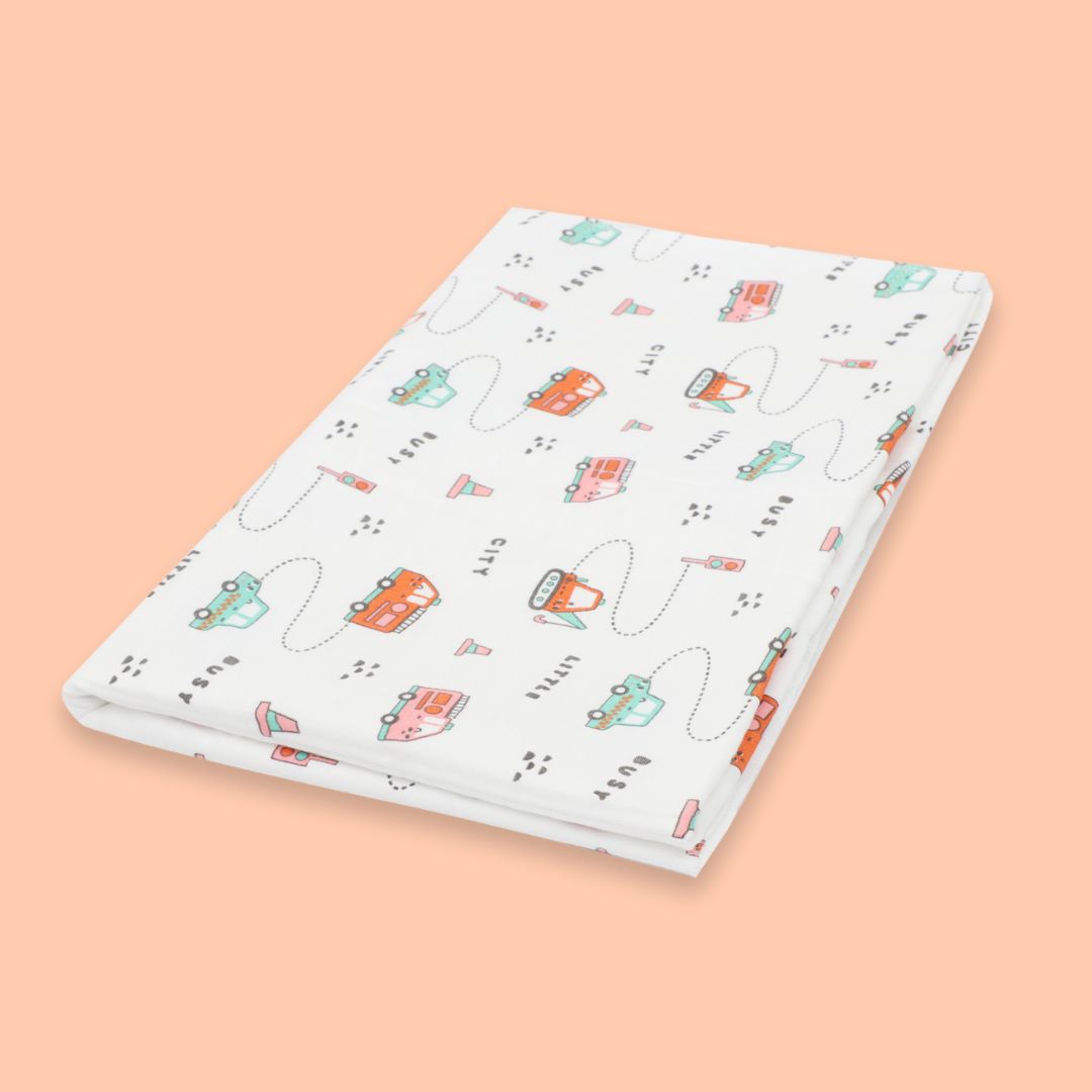 Traffic Town Muslin Dry Sheet