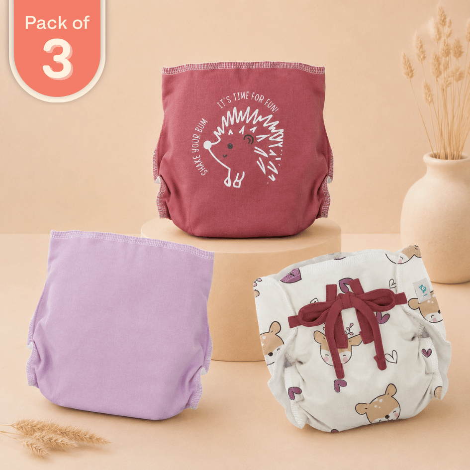 Deerly Spiked - Ultra Nappies 2.0 (Pack of 3)