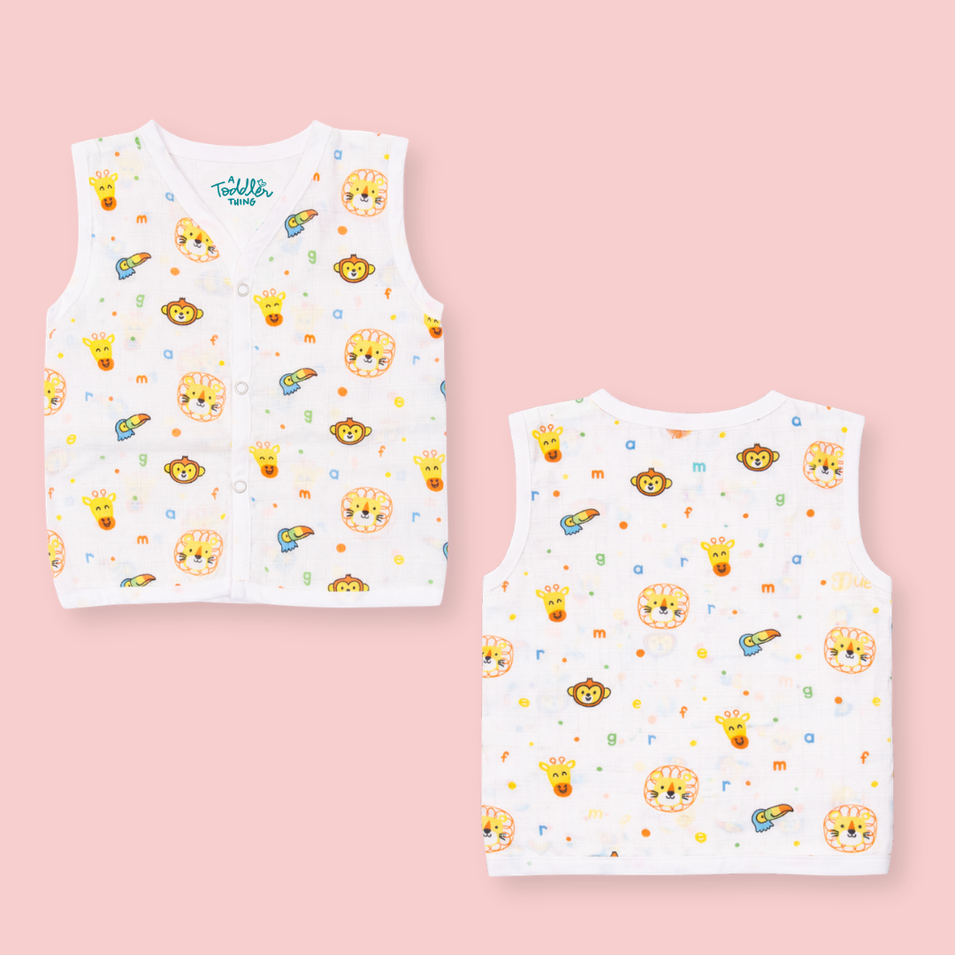 BEST SELLER - Muslin Jabla Button Type for Babies -  Combo Packs