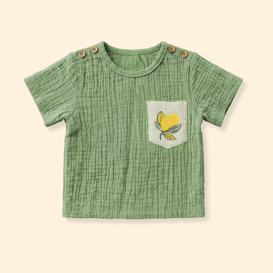 Rusty Cactus - Crinkled Muslin Co-ord Set with Pocket