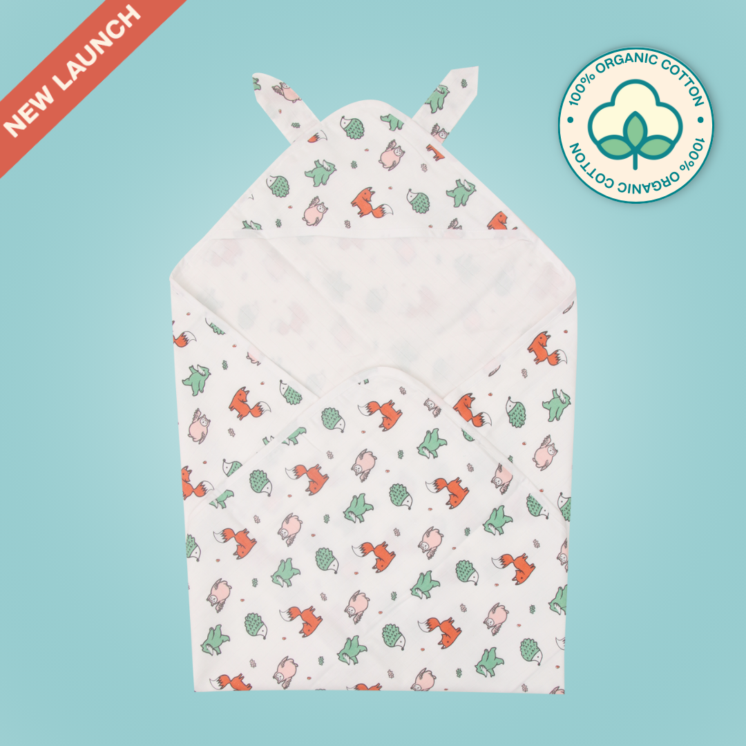 Woodlander - Muslin Hooded Towel