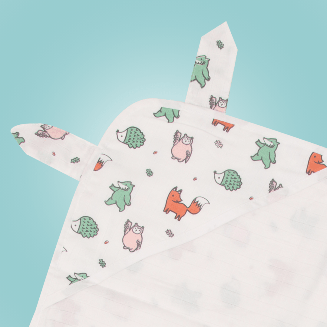 Doodle - Muslin Hooded Towel