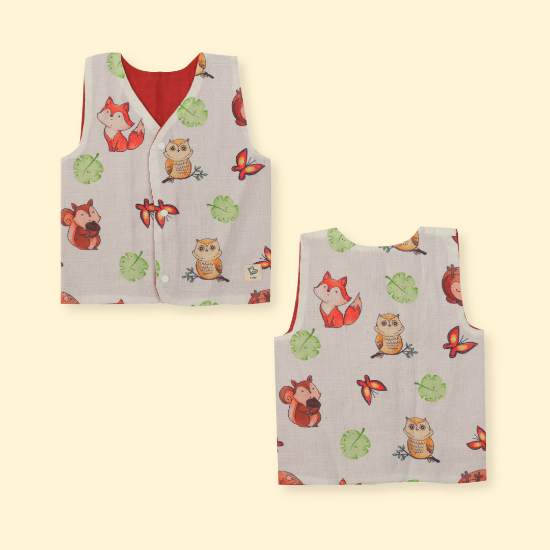 Barneys Bridge - Reversible Muslin Jabla (Pack of 2)