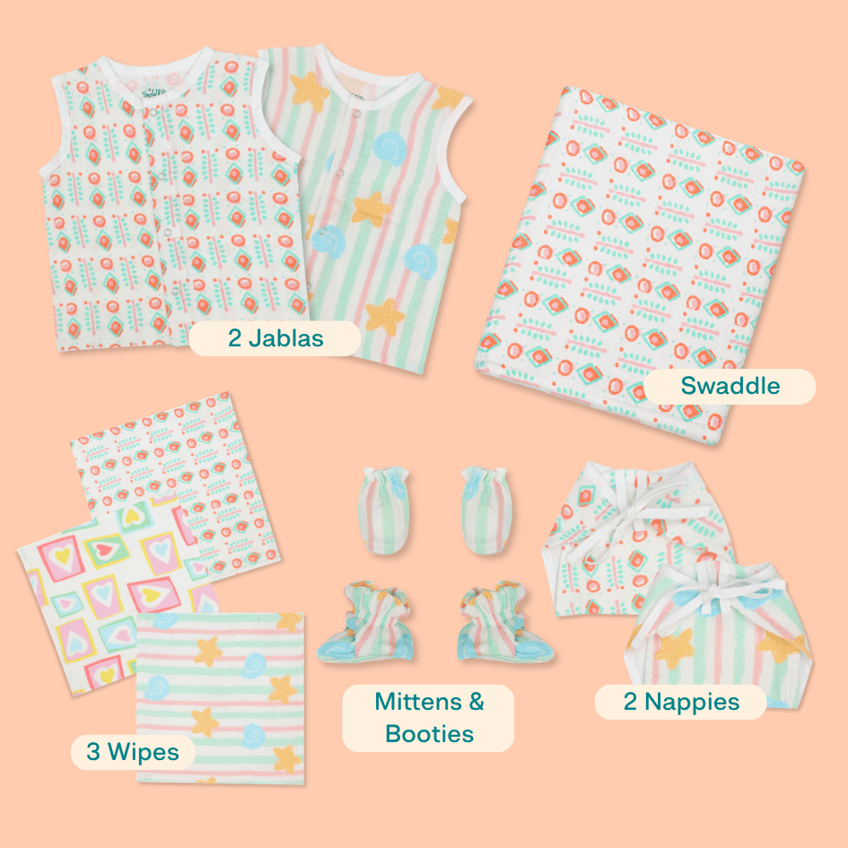 Muslin 10 Piece Gift Set (0-3 Months)