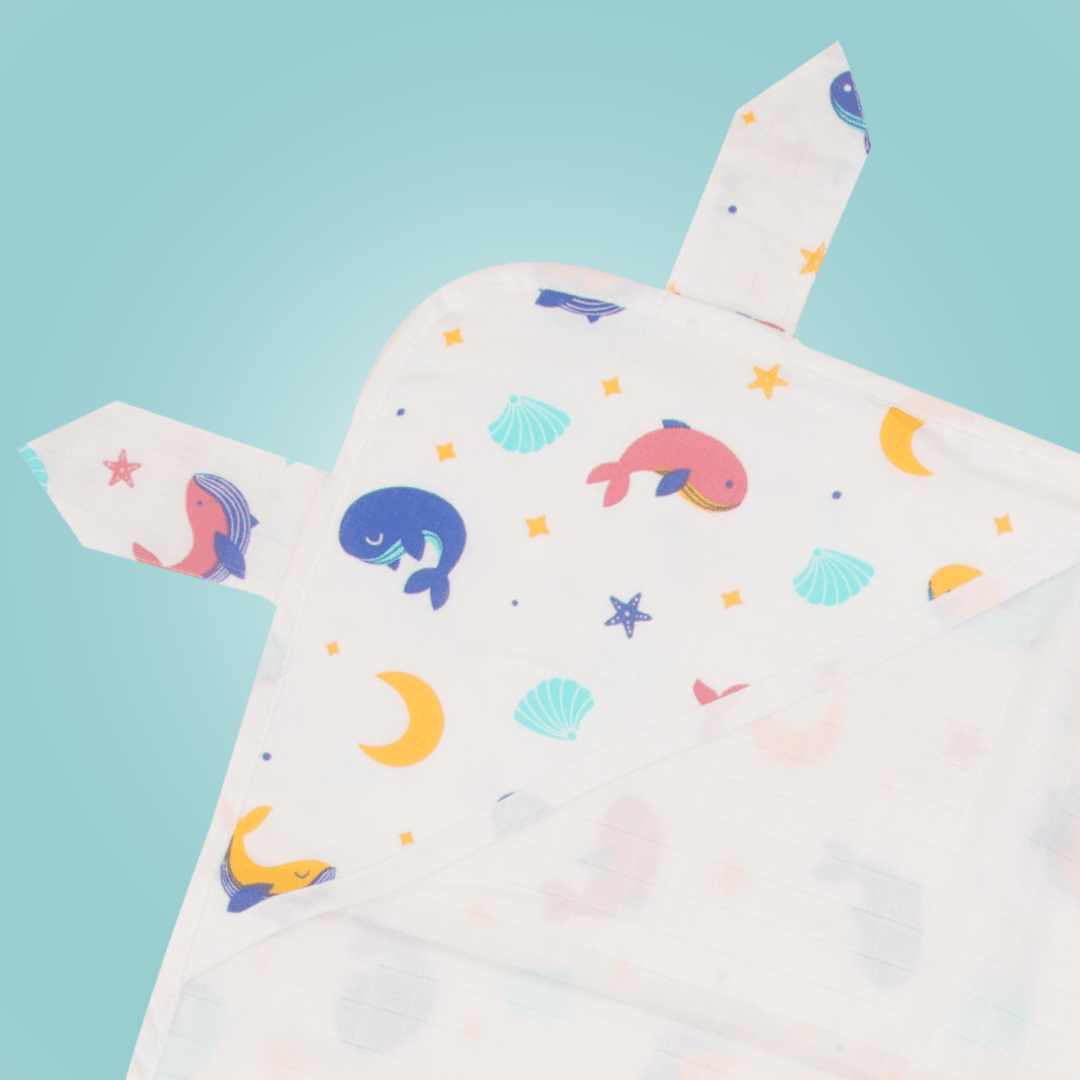 Doodle - Muslin Hooded Towel