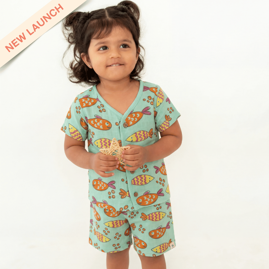 Sea Shell - Muslin Top and Shorts