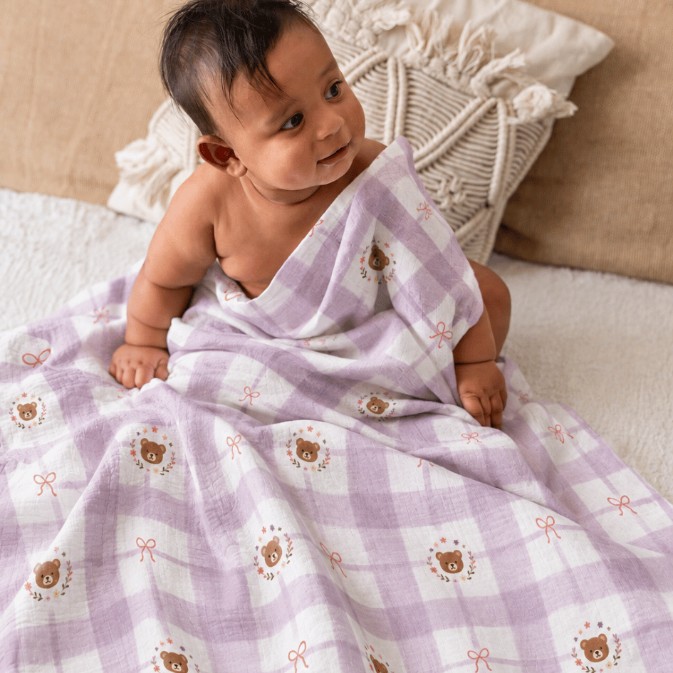 Daisy Play - Muslin Bath Towel