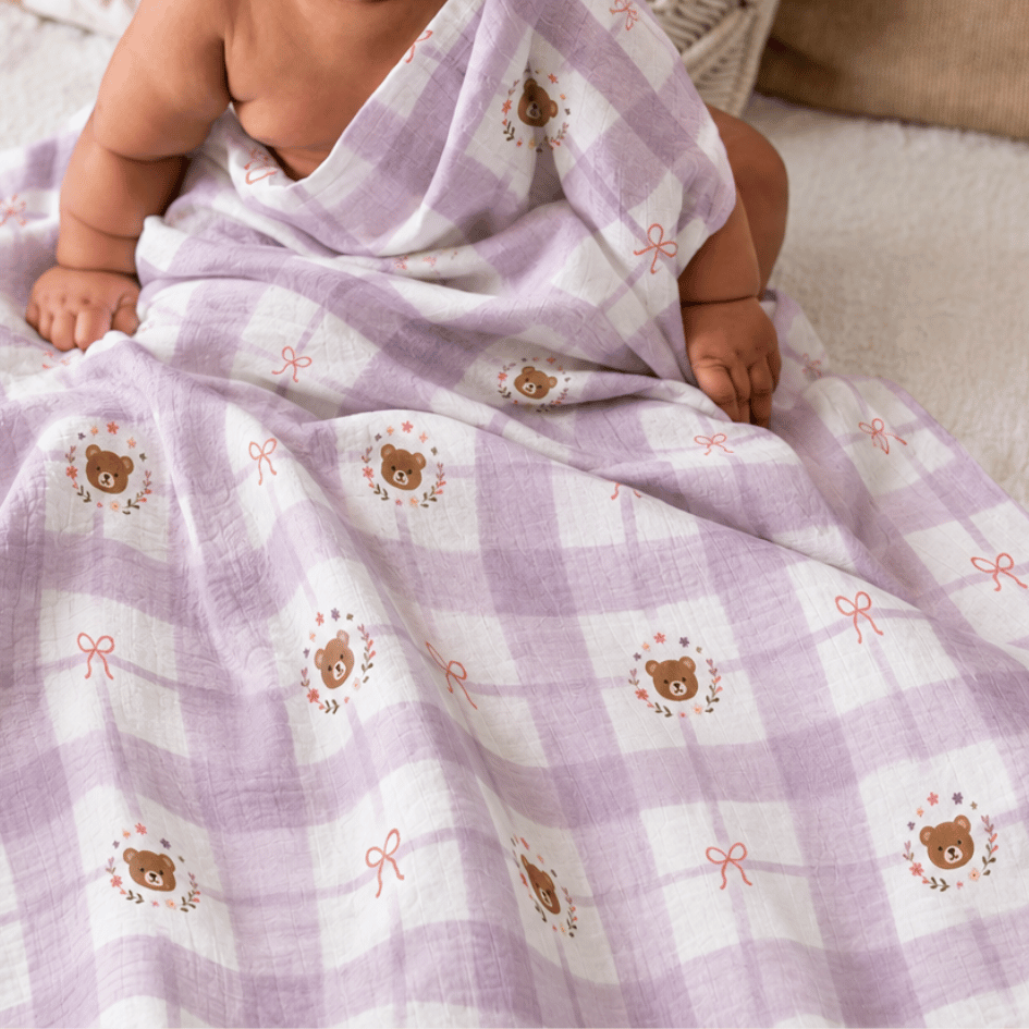 Daisy Play - Muslin Bath Towel