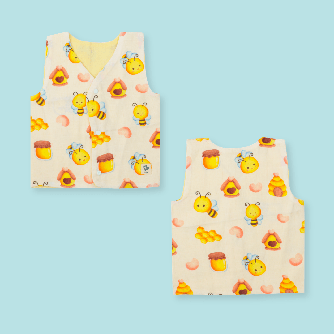 Barneys Bridge - Reversible Muslin Jabla (Pack of 2)