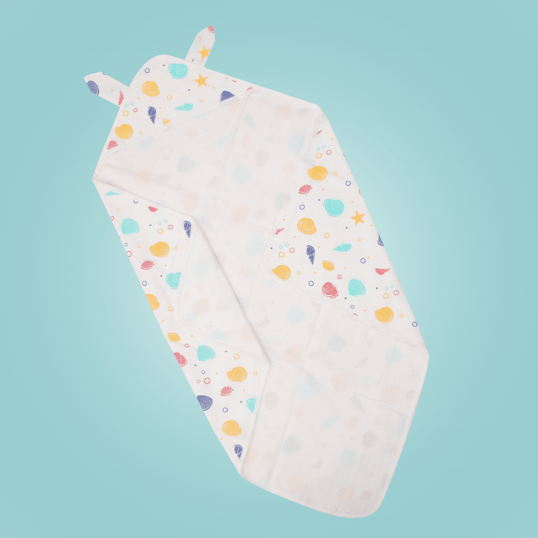 Doodle - Muslin Hooded Towel