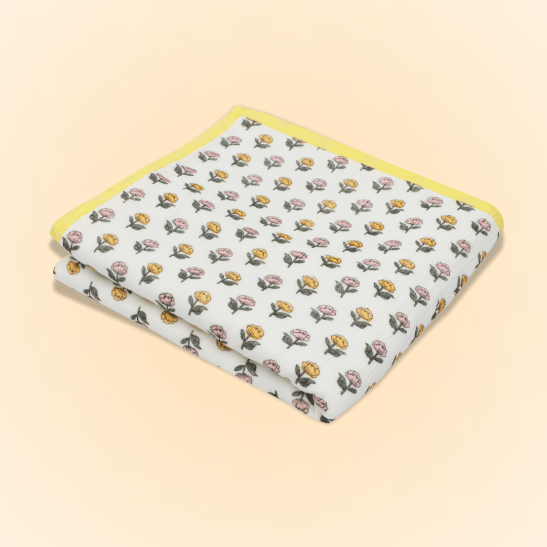 Petal Parade - Muslin 3 layer Blankets for babies
