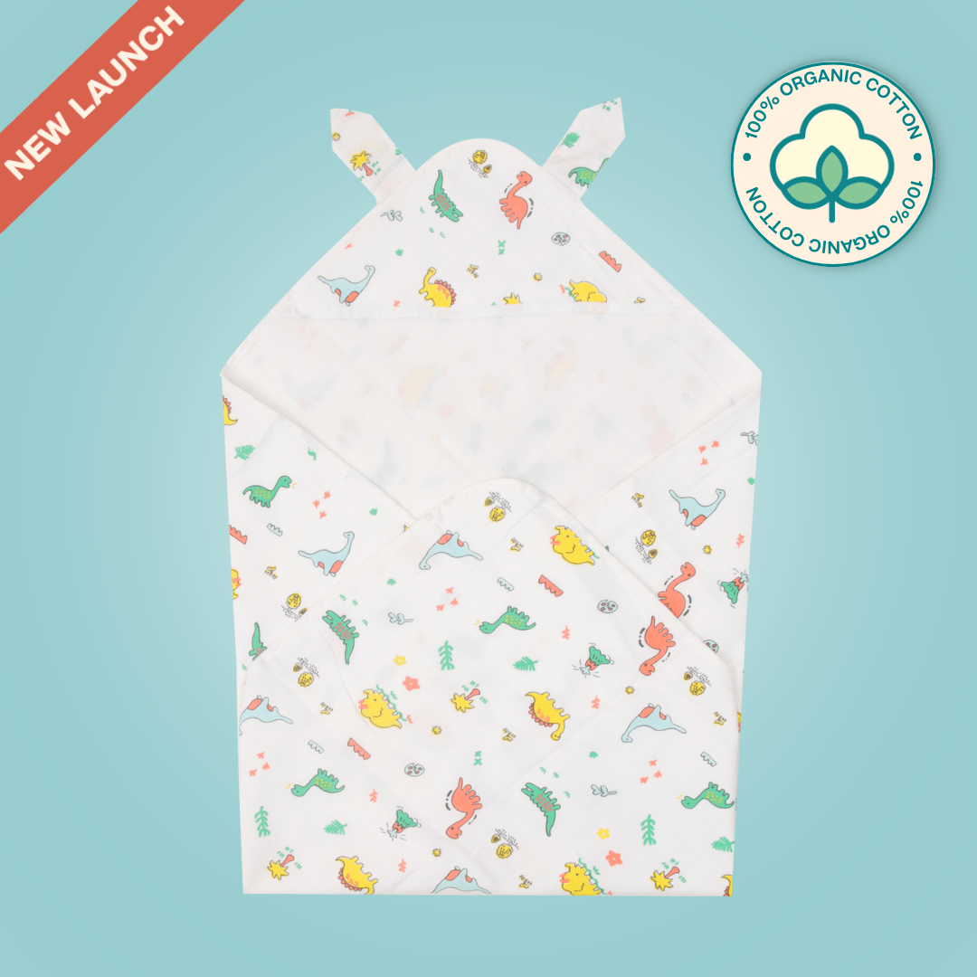 Doodle - Muslin Hooded Towel