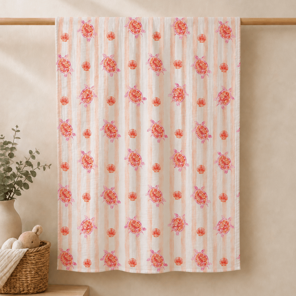 Daisy Play - Muslin Bath Towel