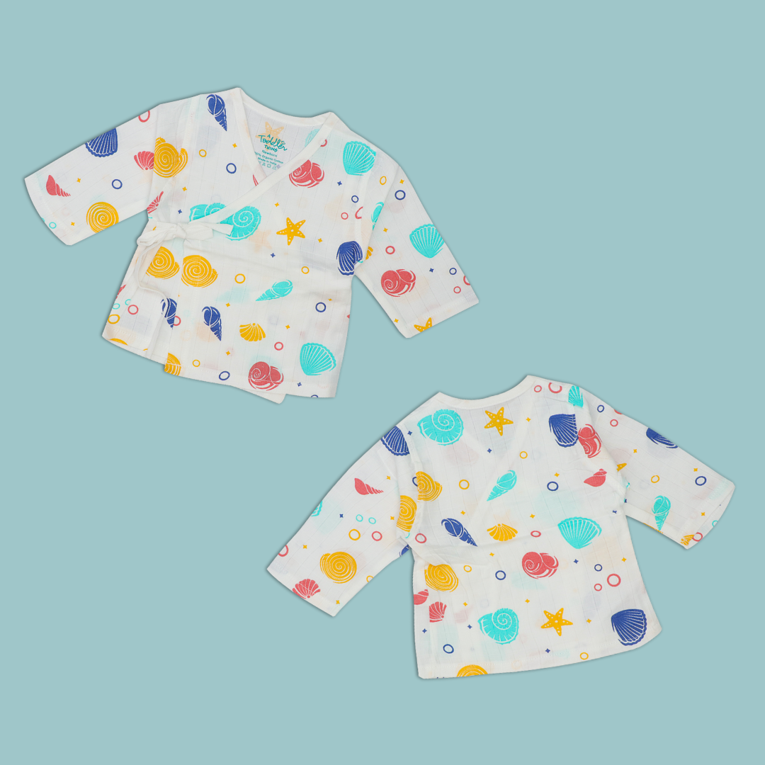 Muslin Full Sleeve Knot Top Combo - Pack of 3