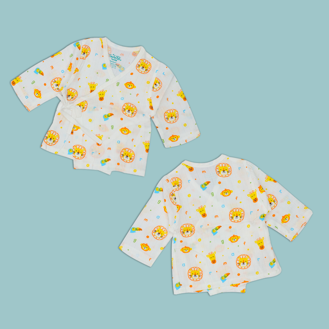 Muslin Full Sleeve Knot Top Combo - Pack of 3