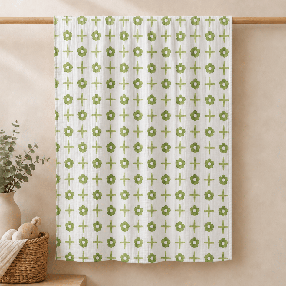 Daisy Play - Muslin Bath Towel
