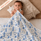 Leafy Rainbows - Muslin Bath Towel