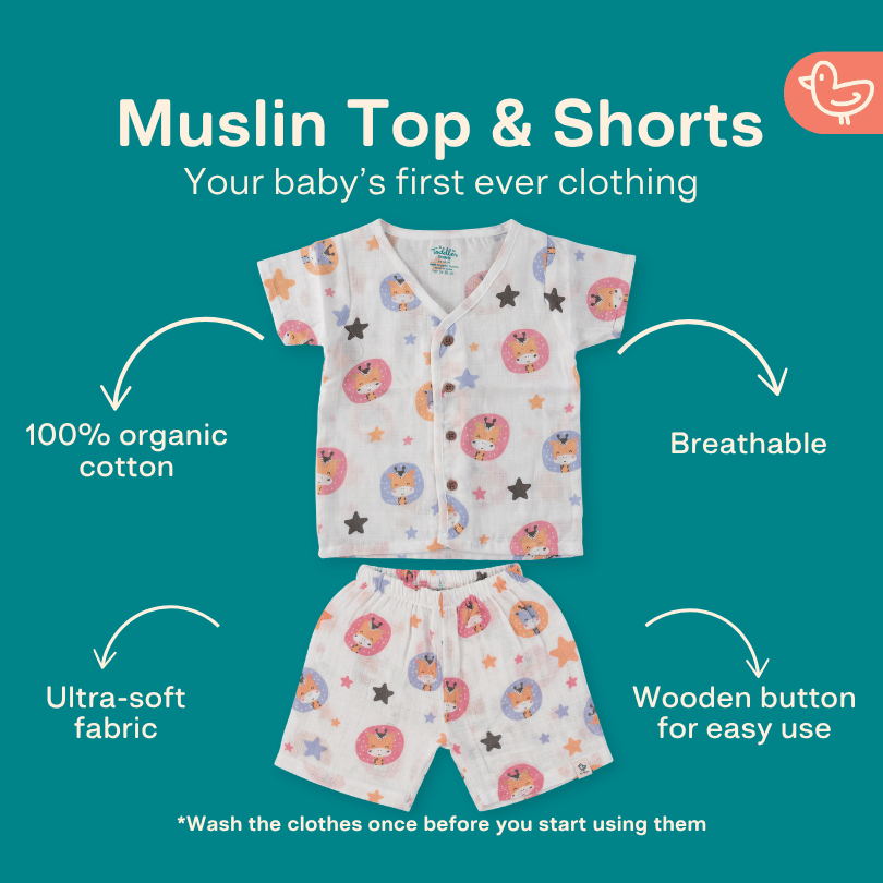 Toddler Tales - Muslin Top and Shorts