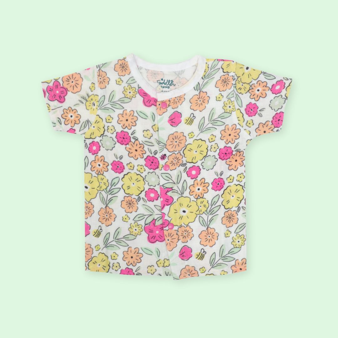 Toucan Punch - Muslin Sleep Suit for babies and kids (Unisex)