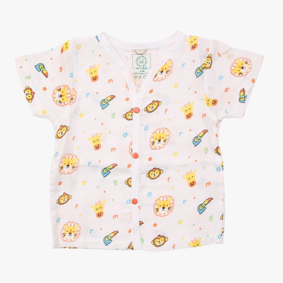 Jungle- Muslin Sleep Suit (Unisex)