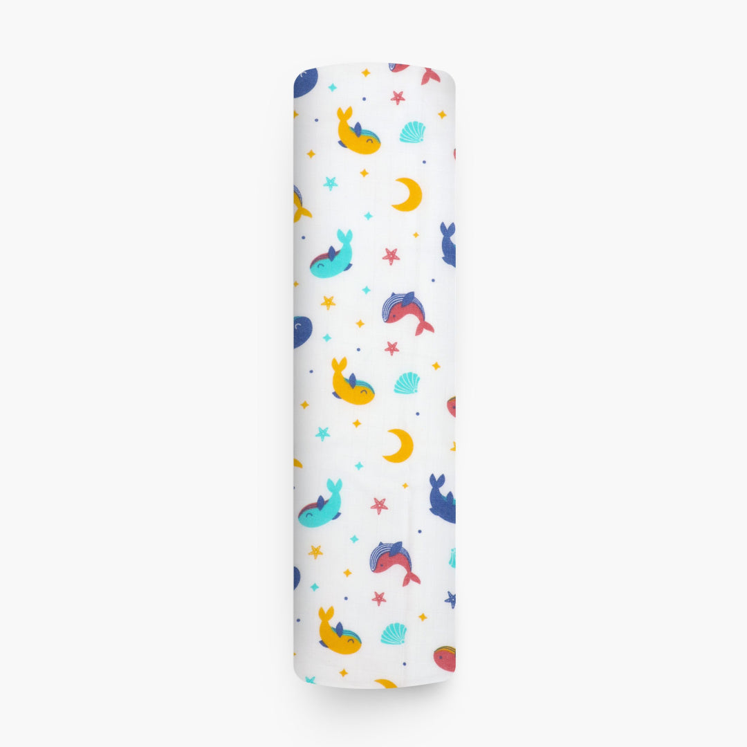Sea Shell - Muslin 3 layer Blankets for babies