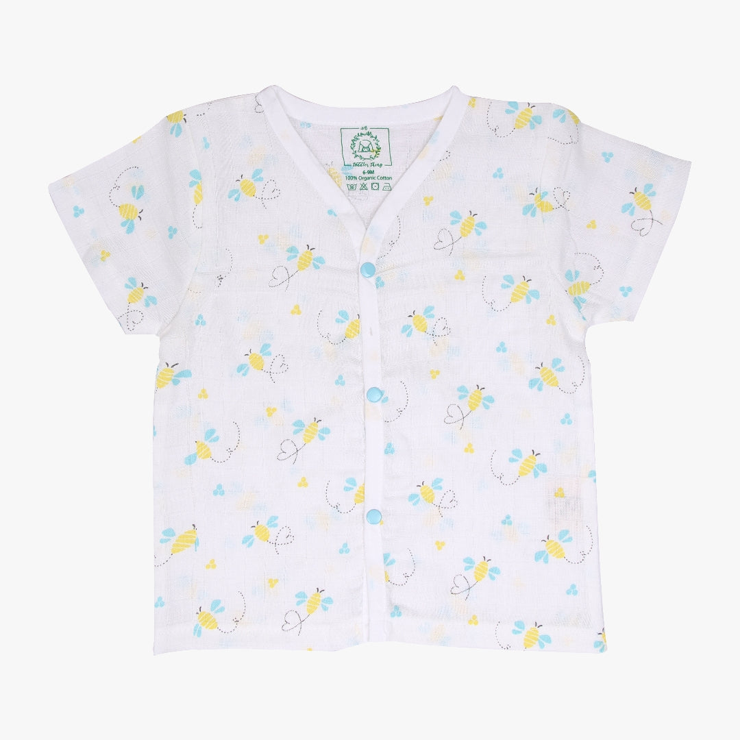 Buzzing Bee - Muslin Sleep Suit for babies and kids (Unisex)