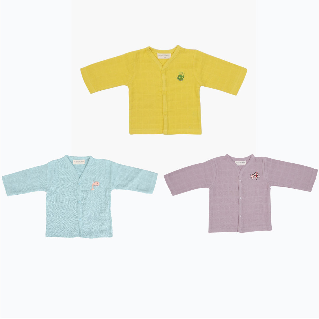 Full Sleeve Button Top Combo Pack of 3 