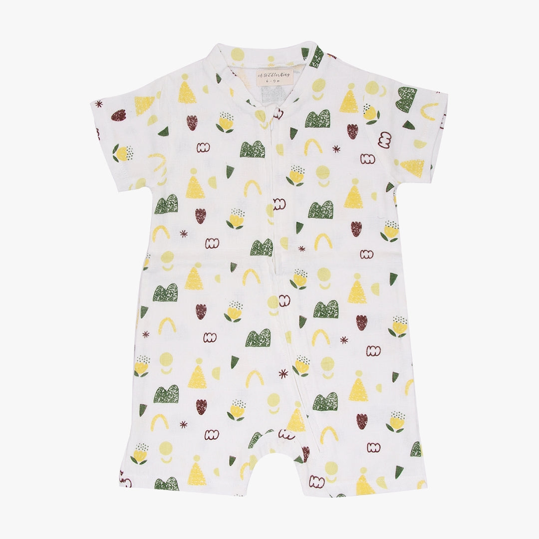 Garden Date - Half Sleeve Jumpsuit