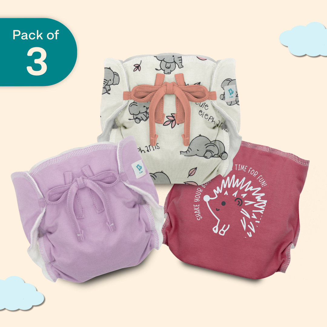 Ellie & Spike - Ultra Nappies 2.0 (Pack of 3)