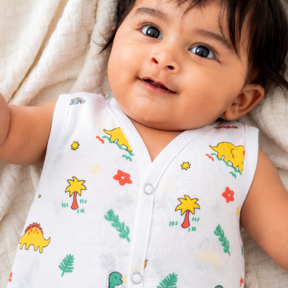 BEST SELLER - Muslin Jabla Button Type for Babies -  Combo Packs