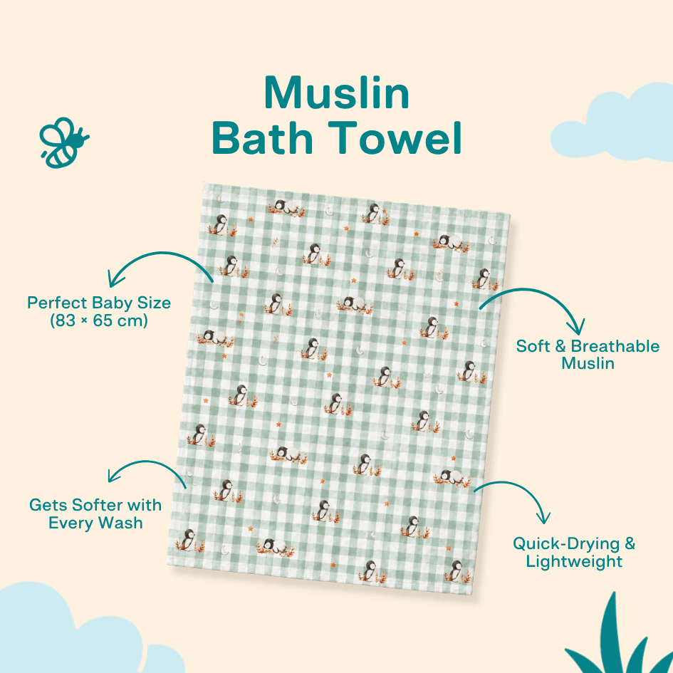 Daisy Play - Muslin Bath Towel