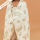 Honey Bear - Crinkled Muslin Bamboo Blanket