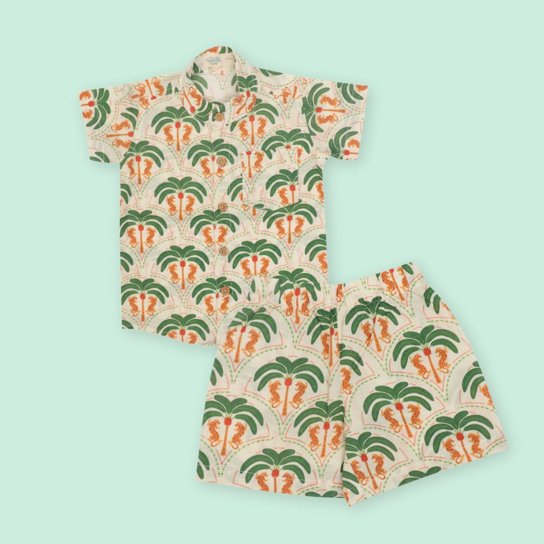 Lilsplash - Mulmul Cotton Co ord Set Pack of 2