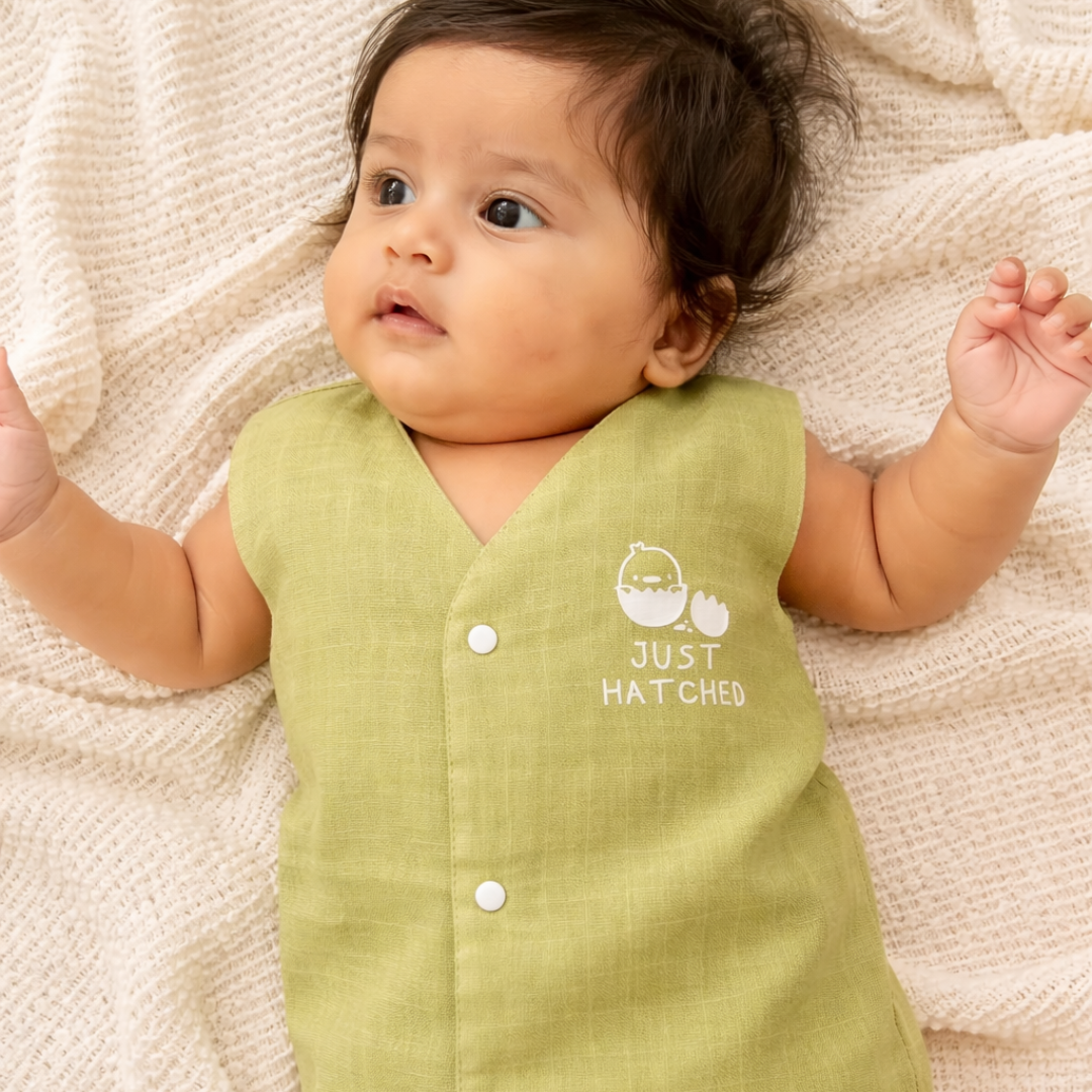 Tiny Tomato - Reversible Muslin Jabla (Pack of 1)