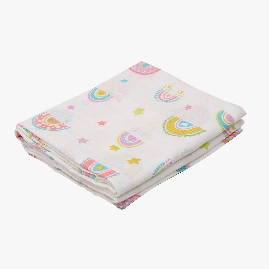 Snail Mail - Muslin Cotton Swaddles(Pack of 2)