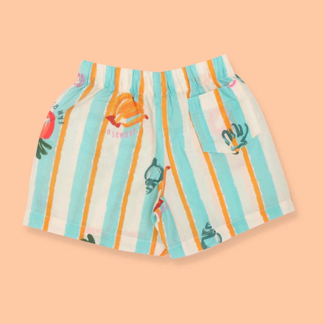Citrus Splash - Mulmul Cotton Coord Set