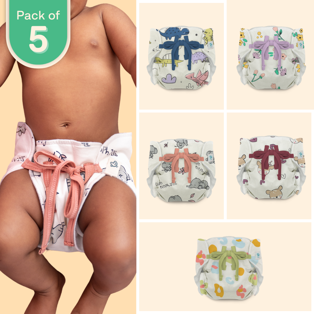 Wild But White - Ultra Nappies 2.0 (Pack of 5)
