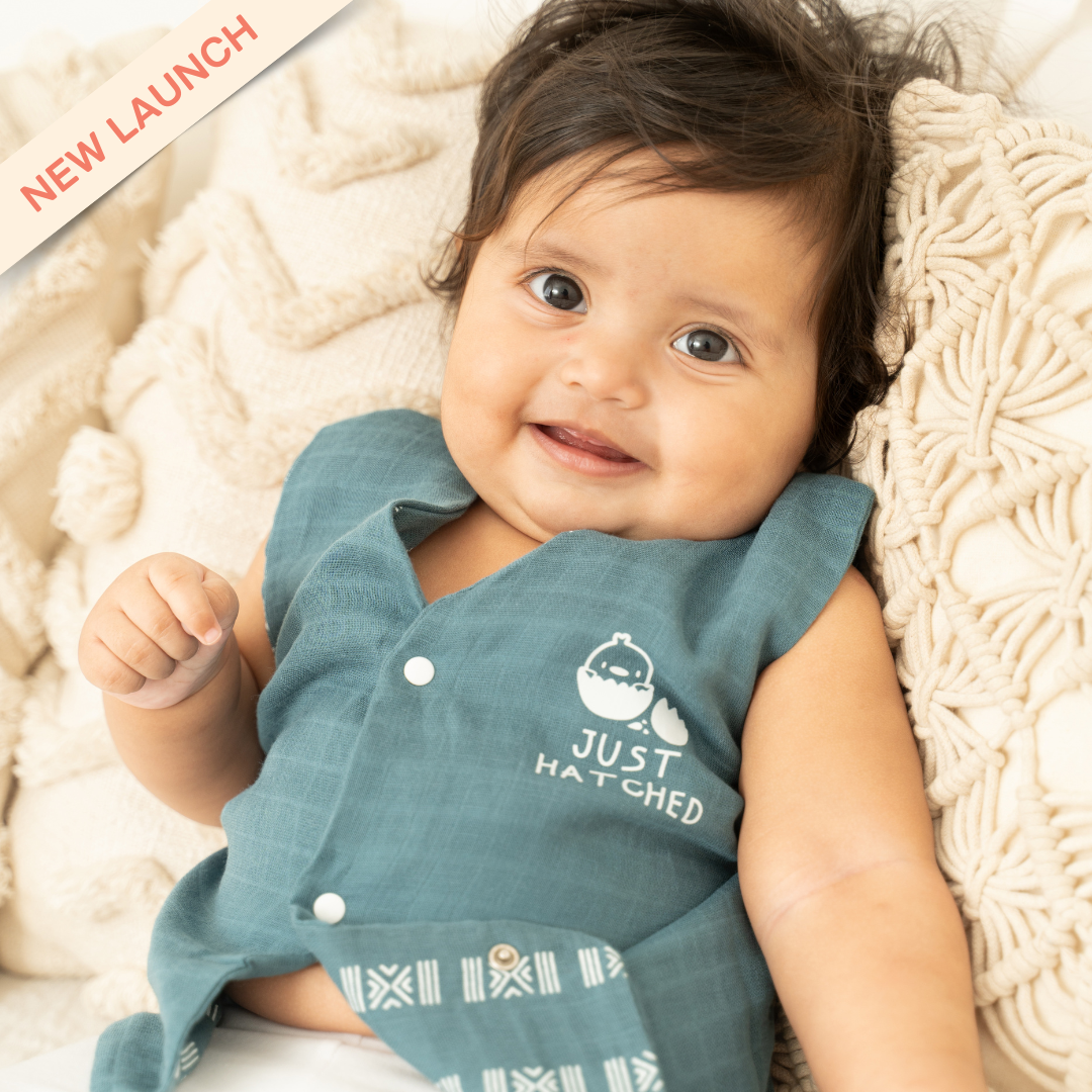 Ink Drop - Reversible Muslin Jabla (Pack of 1)