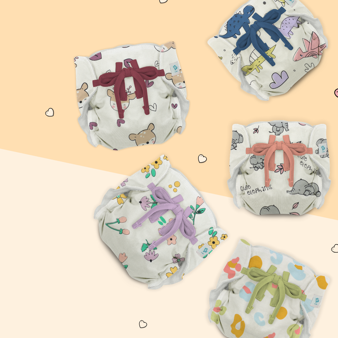 Wild But White - Ultra Nappies 2.0 (Pack of 5)