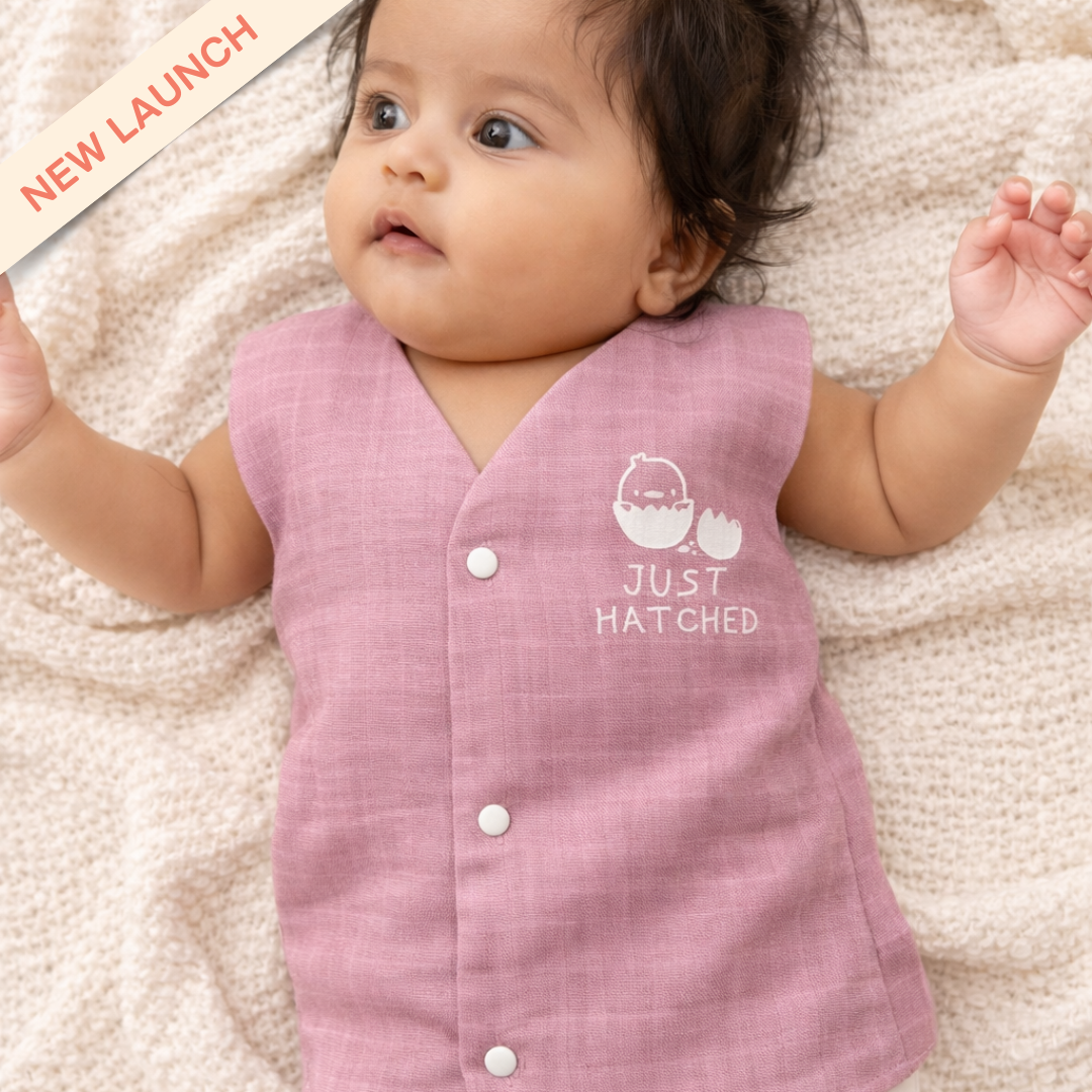 Lil Lila - Reversible Muslin Jabla (Pack of 1)