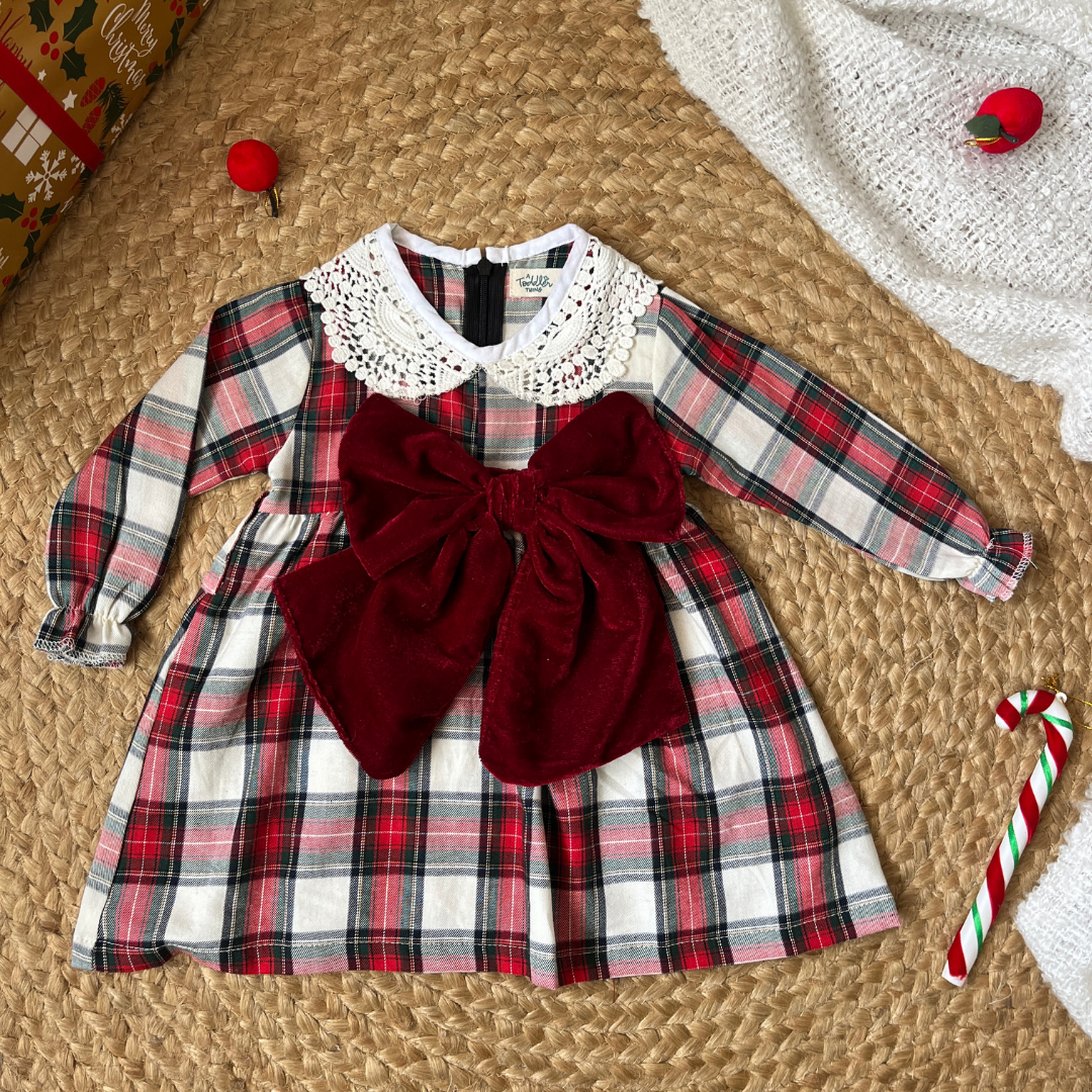 Berry Blocks - Full Sleeve Frock