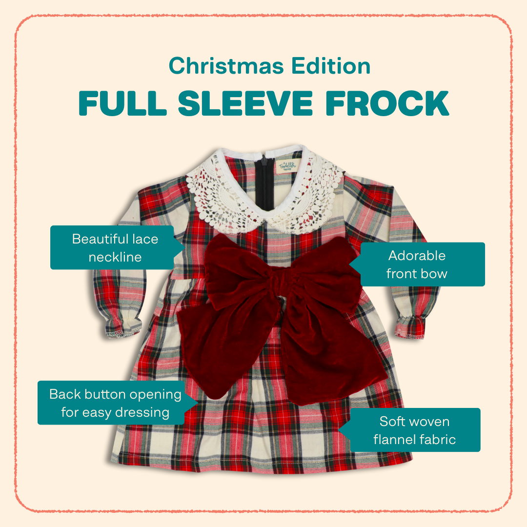 Berry Blocks - Full Sleeve Frock