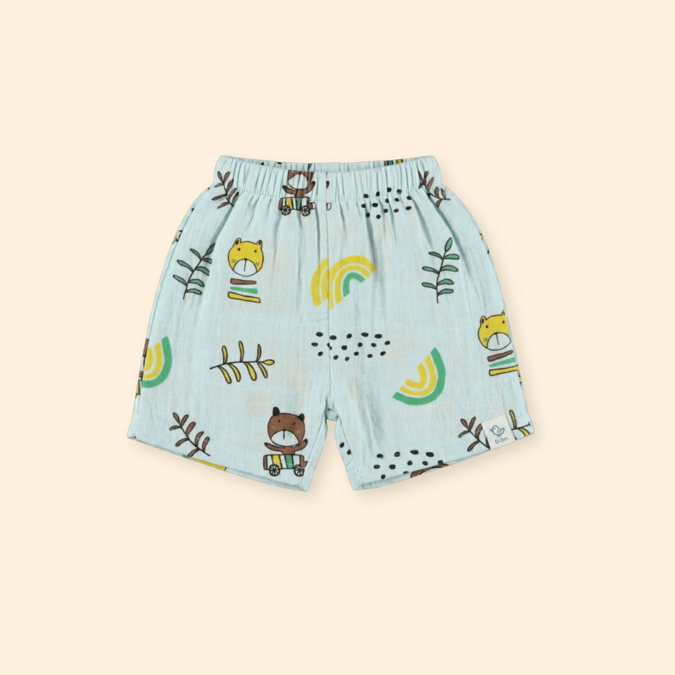 Rainbow Ride - Muslin Top and Shorts