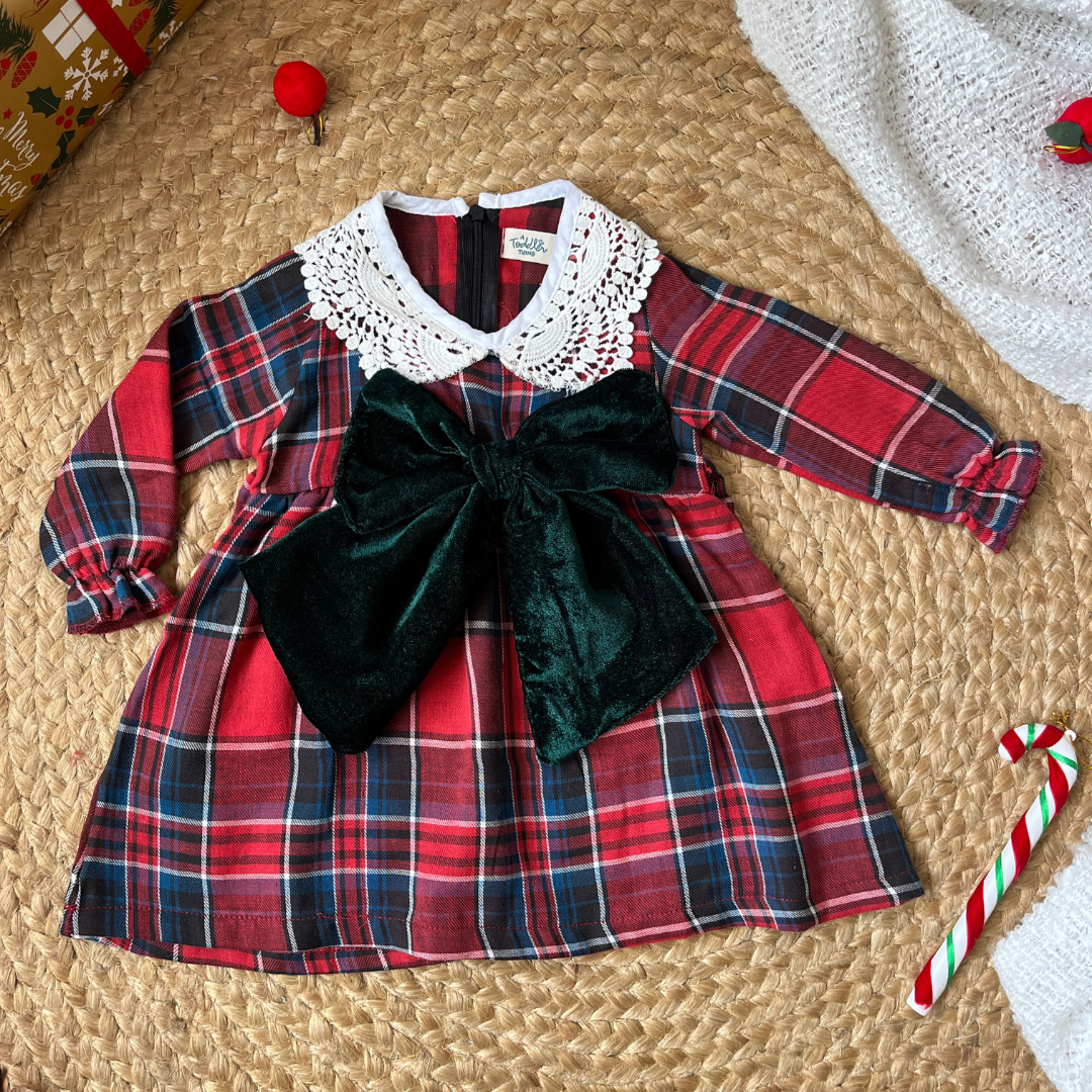 Berry Blocks - Full Sleeve Frock