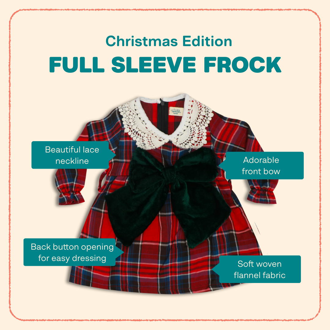 Berry Blocks - Full Sleeve Frock
