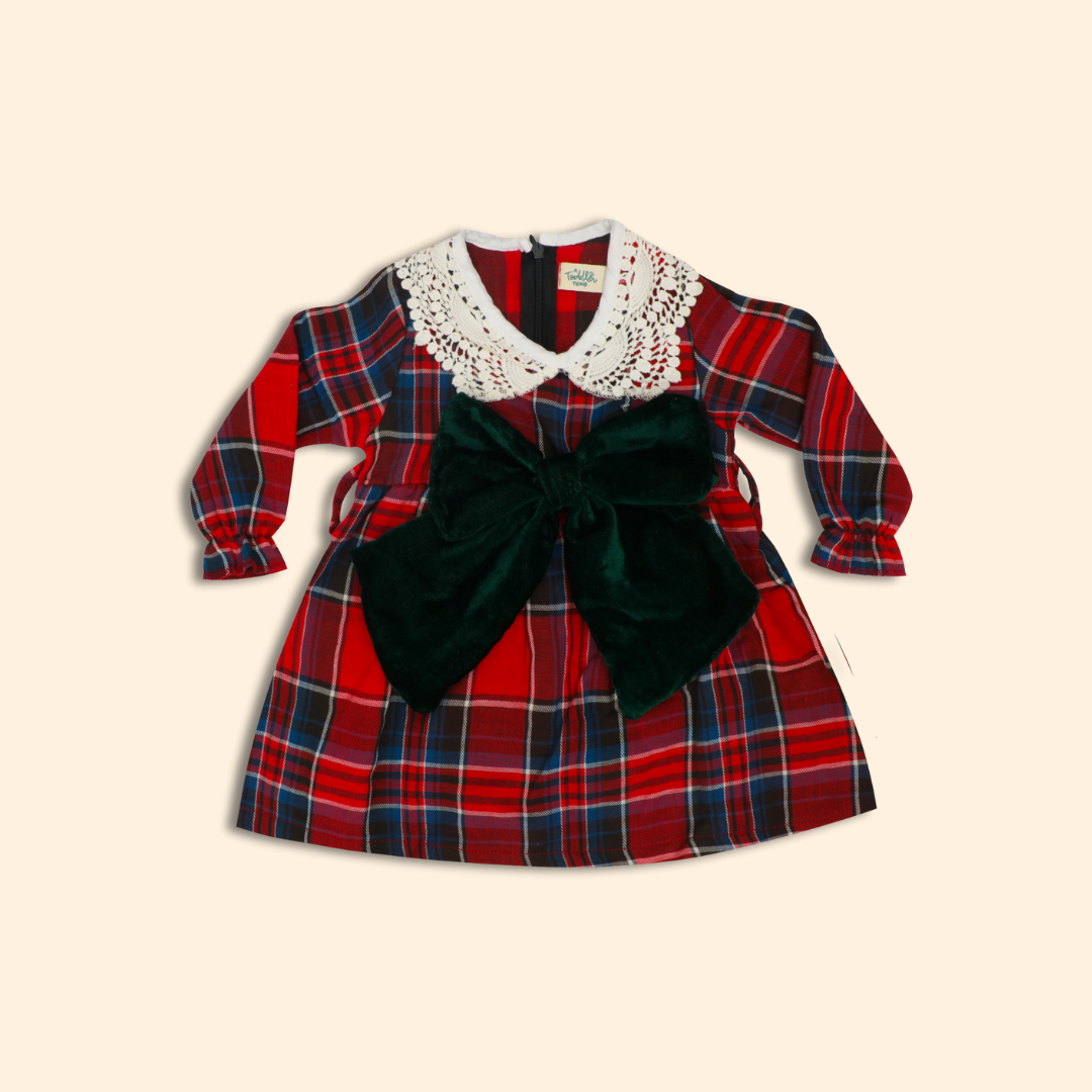 Berry Blocks - Full Sleeve Frock