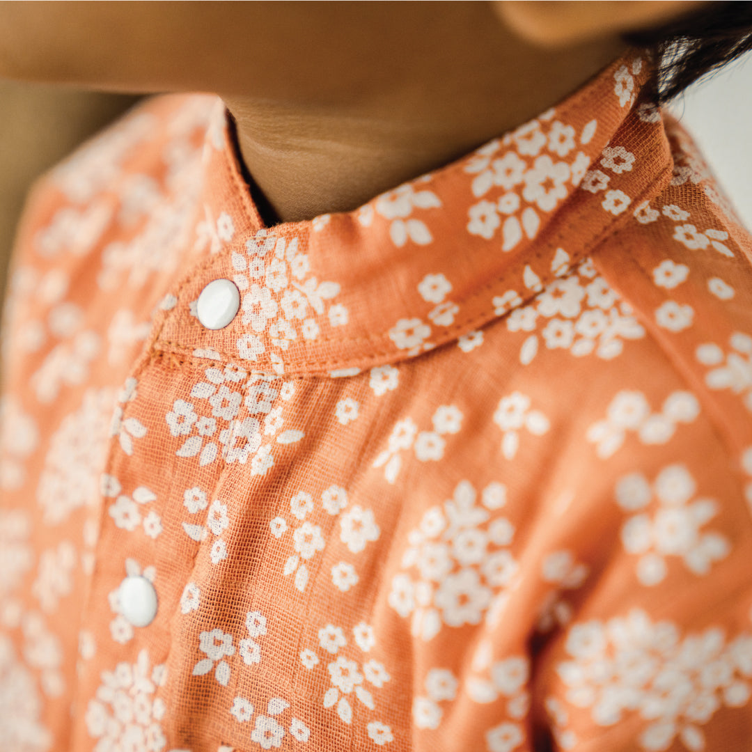 6 months to 5 years Collared Co-ord sets for kids Coral